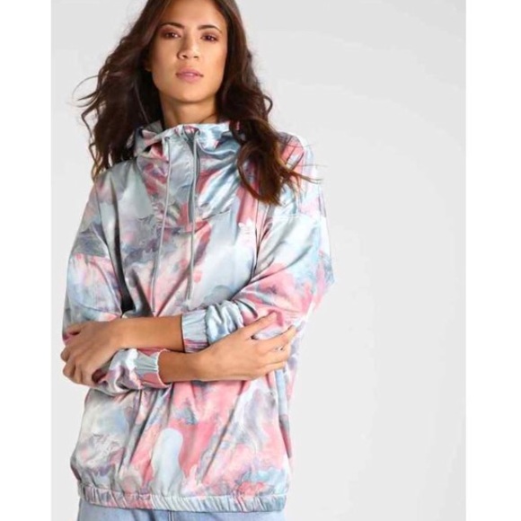 adidas Jackets & Blazers - Adidas Originals Pastel Camo Satin hoodie